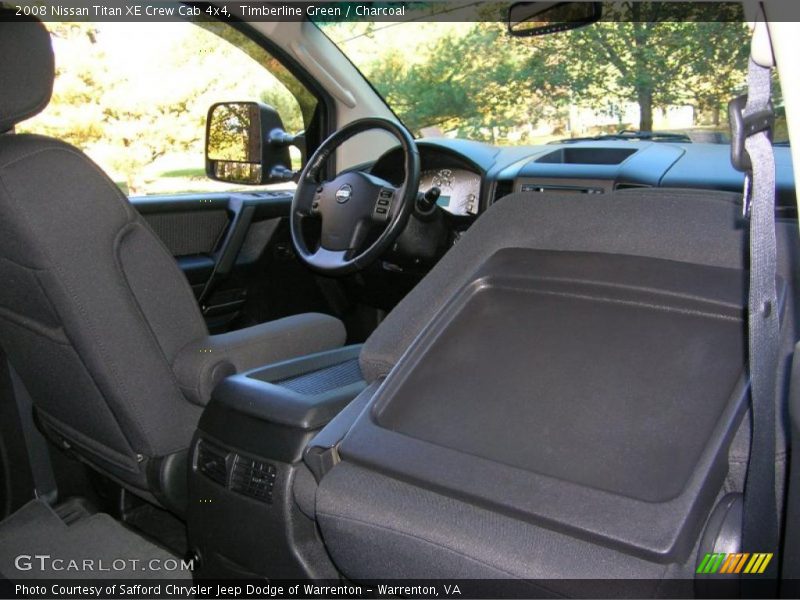 Timberline Green / Charcoal 2008 Nissan Titan XE Crew Cab 4x4