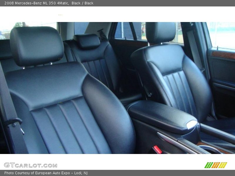 Black / Black 2008 Mercedes-Benz ML 350 4Matic