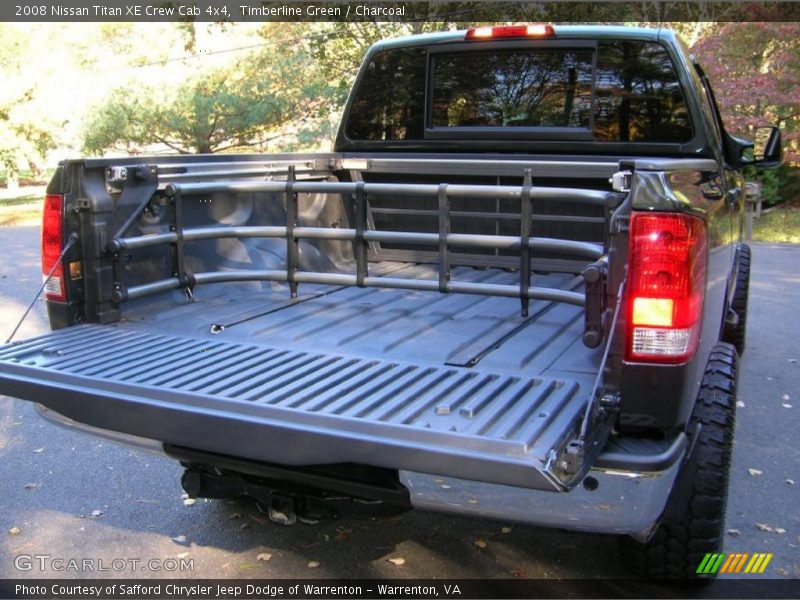 Timberline Green / Charcoal 2008 Nissan Titan XE Crew Cab 4x4