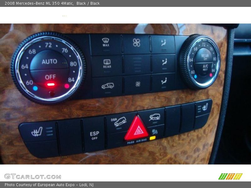 Black / Black 2008 Mercedes-Benz ML 350 4Matic