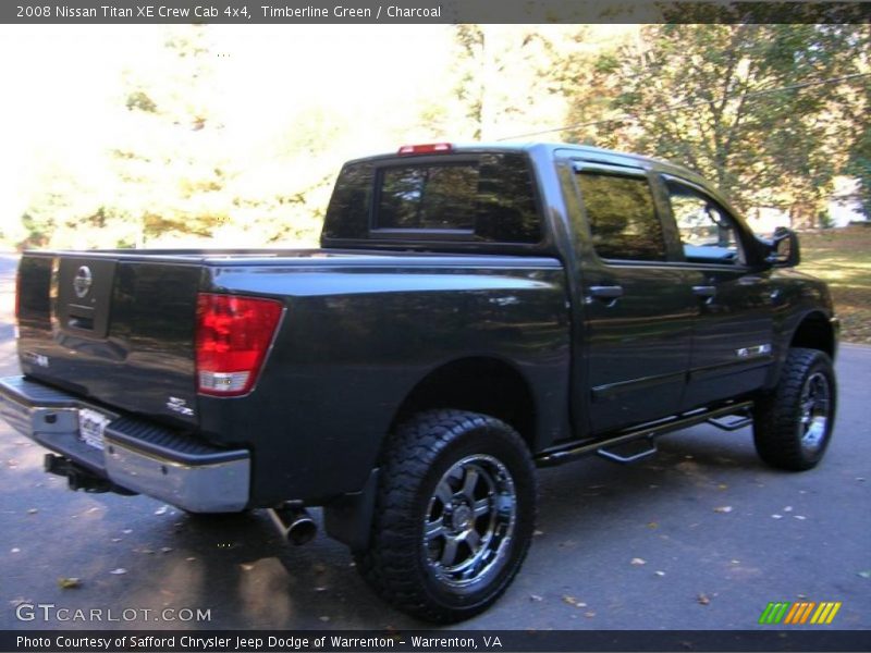 Timberline Green / Charcoal 2008 Nissan Titan XE Crew Cab 4x4
