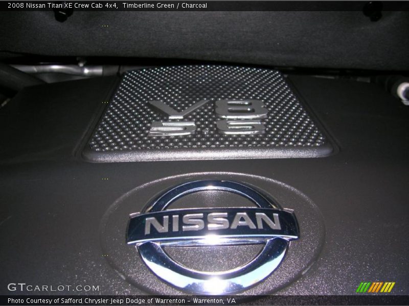 Timberline Green / Charcoal 2008 Nissan Titan XE Crew Cab 4x4