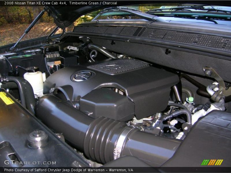 Timberline Green / Charcoal 2008 Nissan Titan XE Crew Cab 4x4