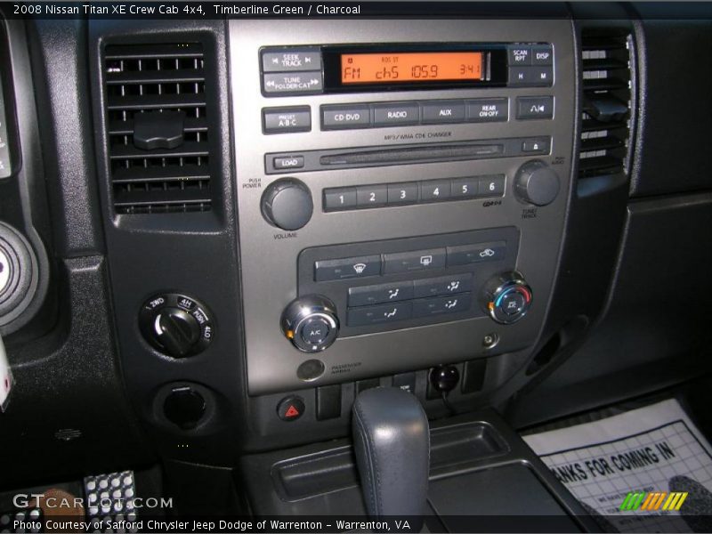 Timberline Green / Charcoal 2008 Nissan Titan XE Crew Cab 4x4
