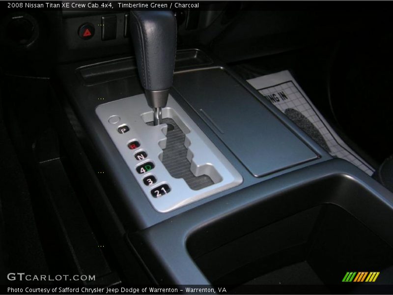 Timberline Green / Charcoal 2008 Nissan Titan XE Crew Cab 4x4