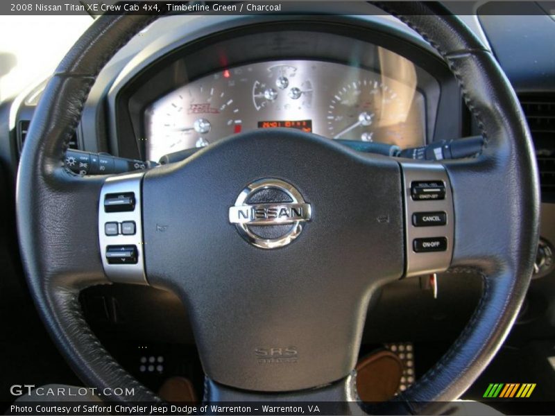Timberline Green / Charcoal 2008 Nissan Titan XE Crew Cab 4x4