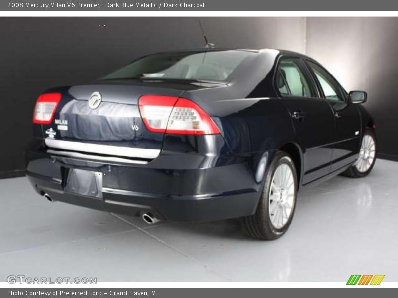 Dark Blue Metallic / Dark Charcoal 2008 Mercury Milan V6 Premier