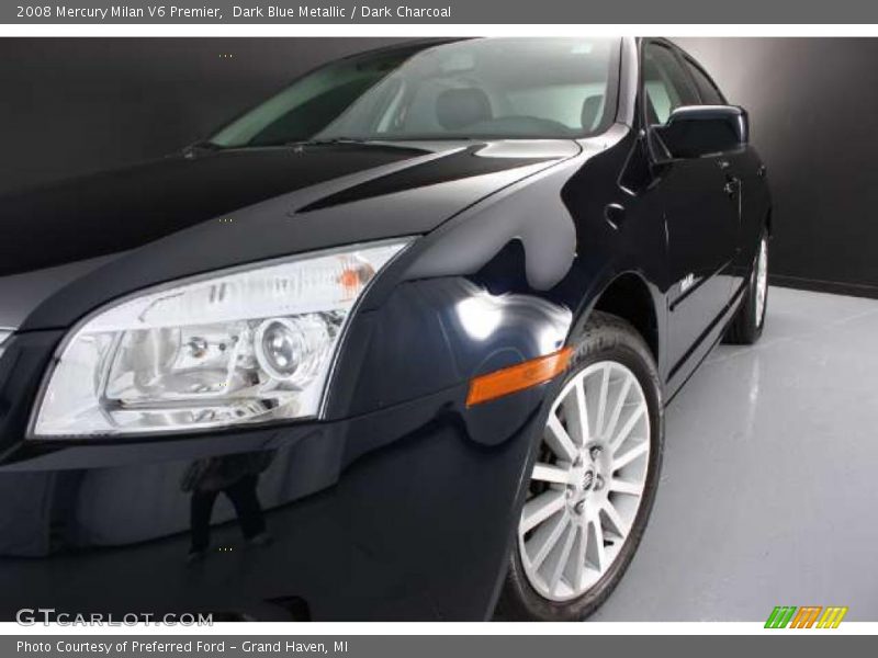Dark Blue Metallic / Dark Charcoal 2008 Mercury Milan V6 Premier