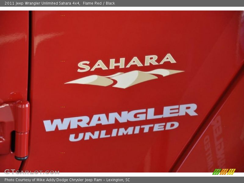  2011 Wrangler Unlimited Sahara 4x4 Logo