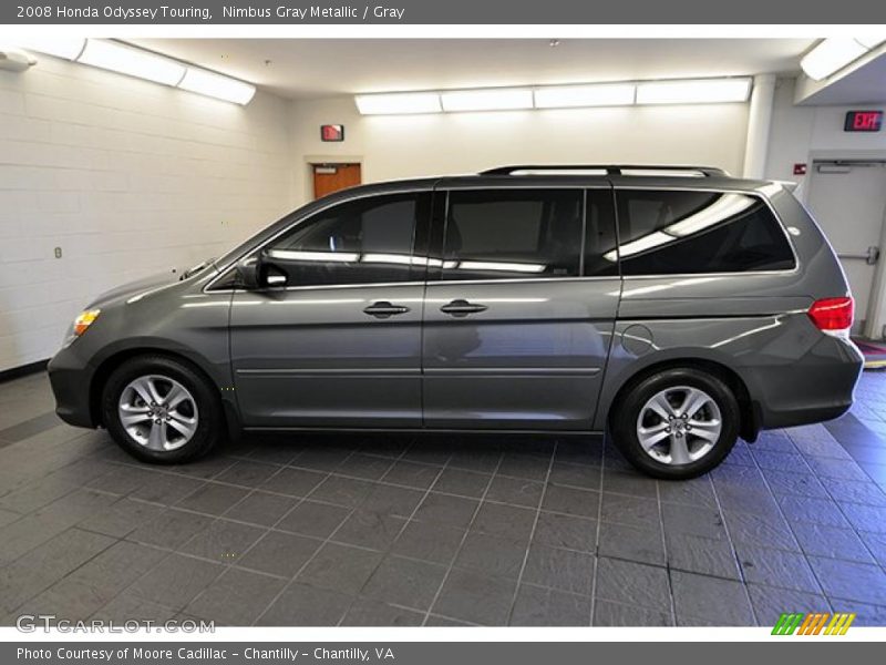 Nimbus Gray Metallic / Gray 2008 Honda Odyssey Touring