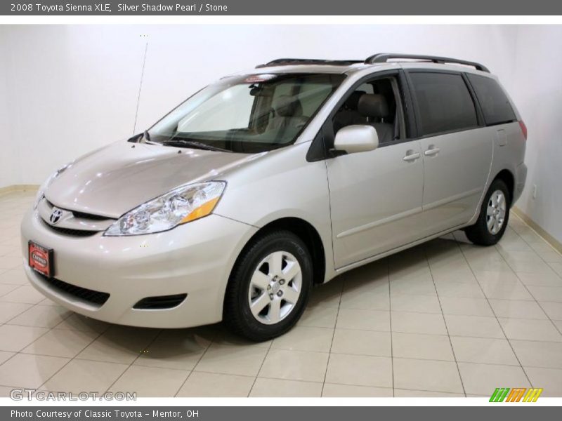 Silver Shadow Pearl / Stone 2008 Toyota Sienna XLE