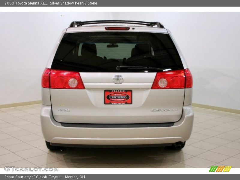 Silver Shadow Pearl / Stone 2008 Toyota Sienna XLE