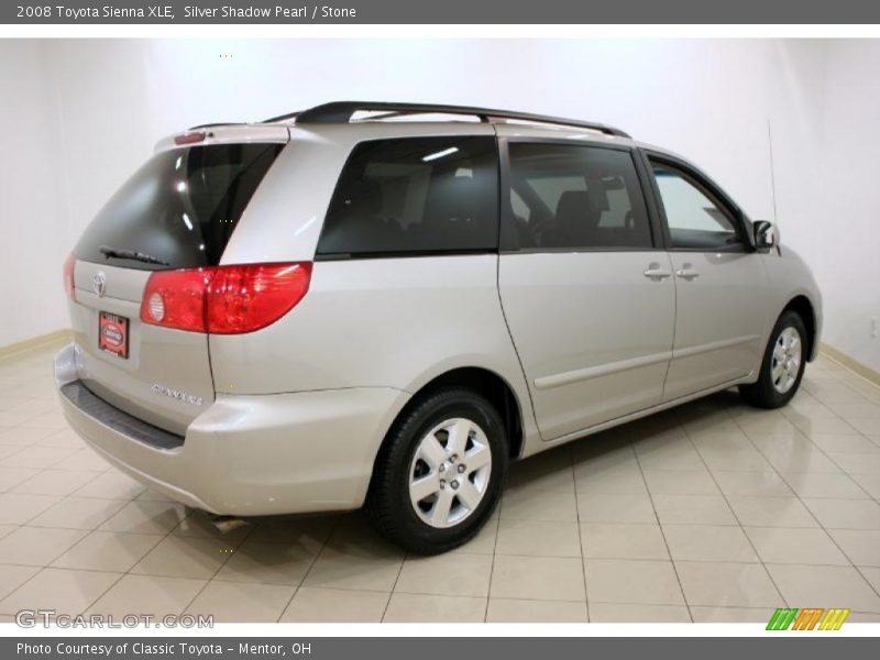 Silver Shadow Pearl / Stone 2008 Toyota Sienna XLE