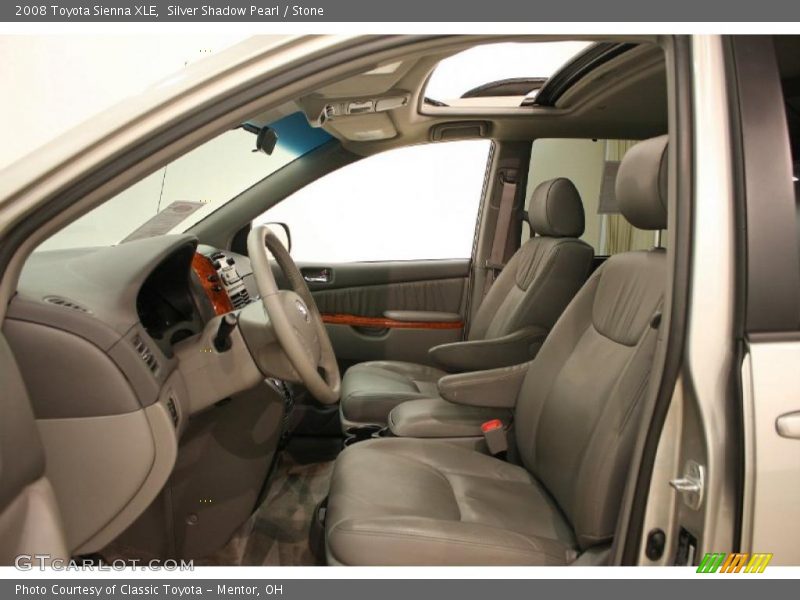 Silver Shadow Pearl / Stone 2008 Toyota Sienna XLE