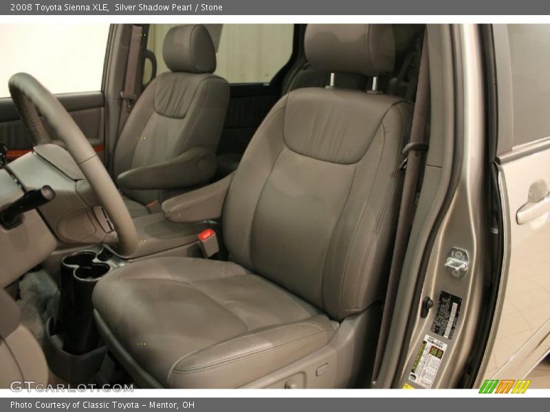 Silver Shadow Pearl / Stone 2008 Toyota Sienna XLE