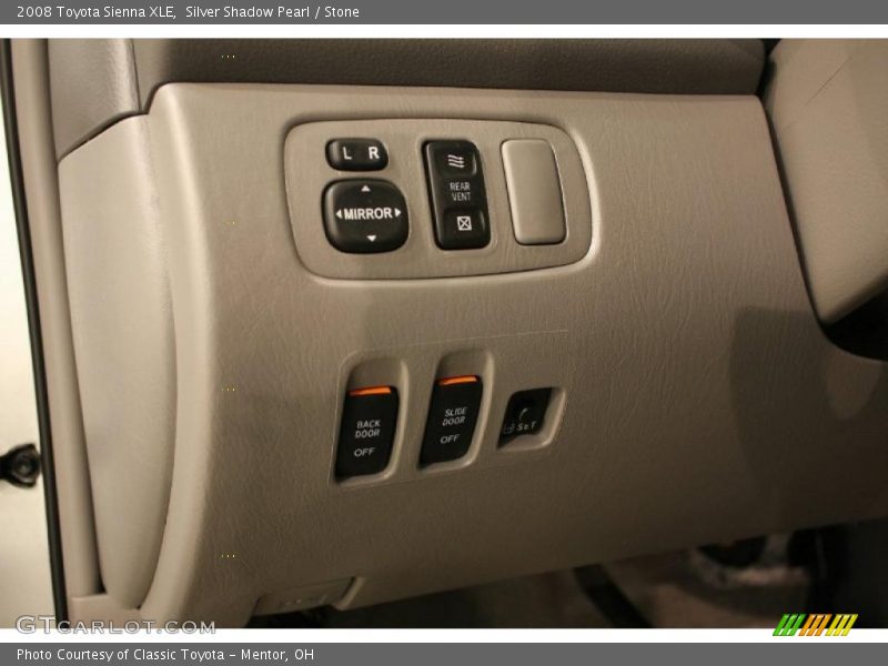 Silver Shadow Pearl / Stone 2008 Toyota Sienna XLE