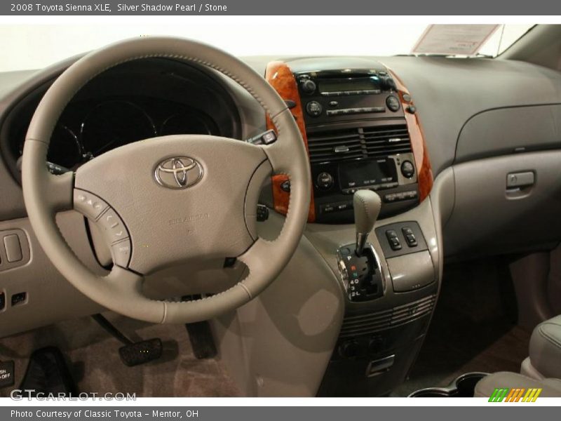 Silver Shadow Pearl / Stone 2008 Toyota Sienna XLE