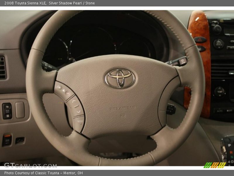 Silver Shadow Pearl / Stone 2008 Toyota Sienna XLE