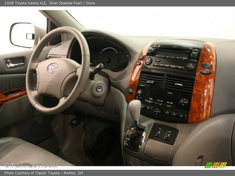 Silver Shadow Pearl / Stone 2008 Toyota Sienna XLE