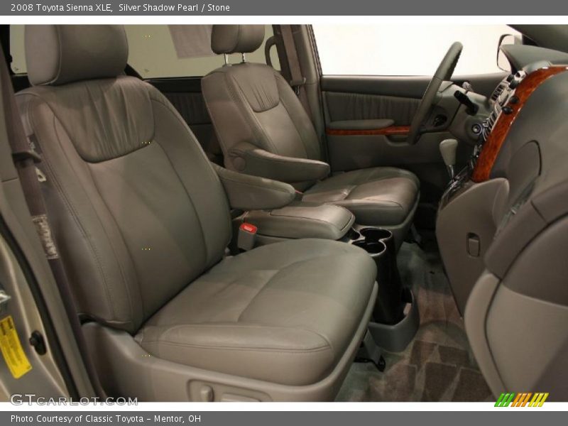 Silver Shadow Pearl / Stone 2008 Toyota Sienna XLE