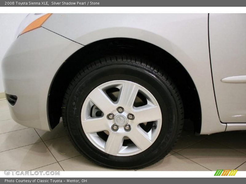 Silver Shadow Pearl / Stone 2008 Toyota Sienna XLE