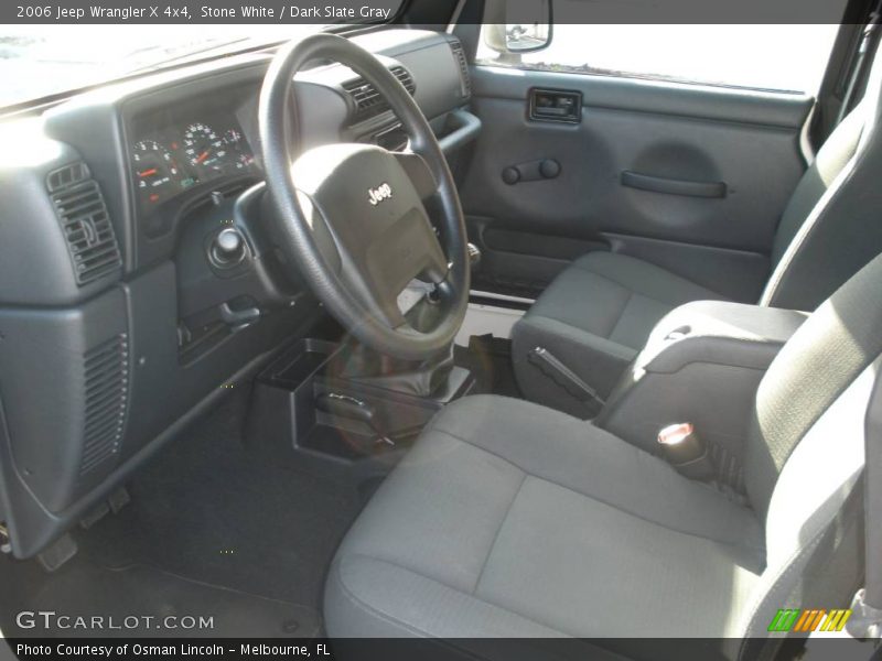 Stone White / Dark Slate Gray 2006 Jeep Wrangler X 4x4