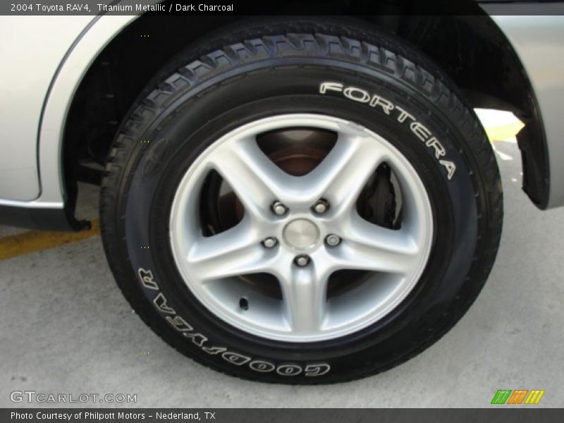Titanium Metallic / Dark Charcoal 2004 Toyota RAV4
