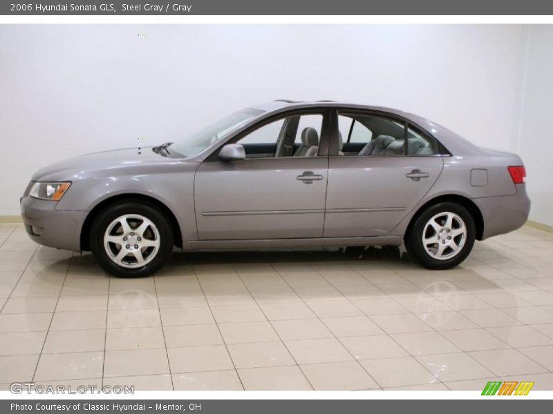 Steel Gray / Gray 2006 Hyundai Sonata GLS