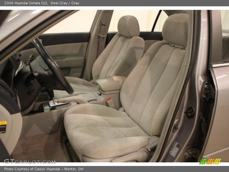 Steel Gray / Gray 2006 Hyundai Sonata GLS