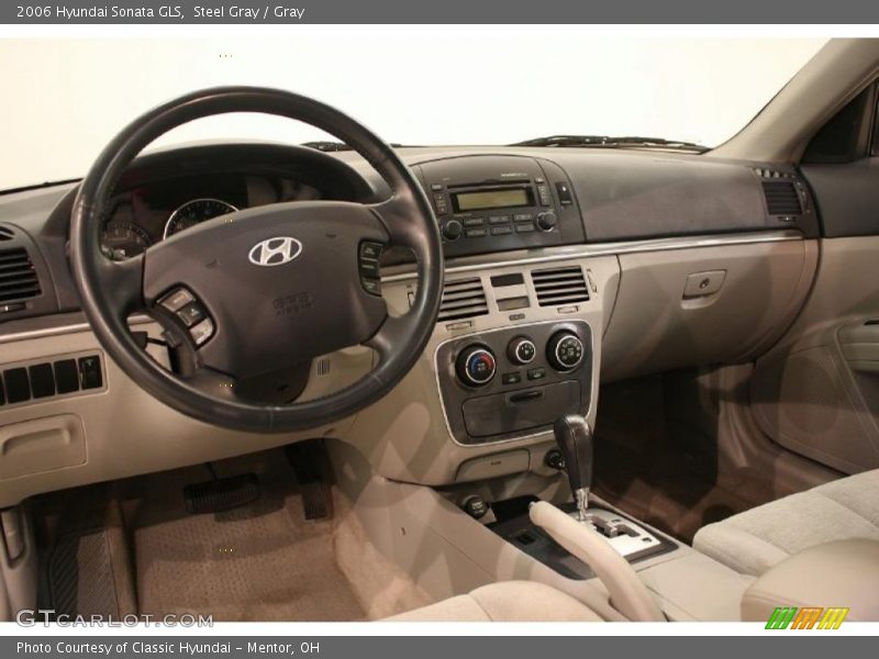 Steel Gray / Gray 2006 Hyundai Sonata GLS