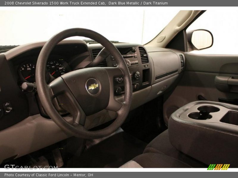 Dashboard of 2008 Silverado 1500 Work Truck Extended Cab
