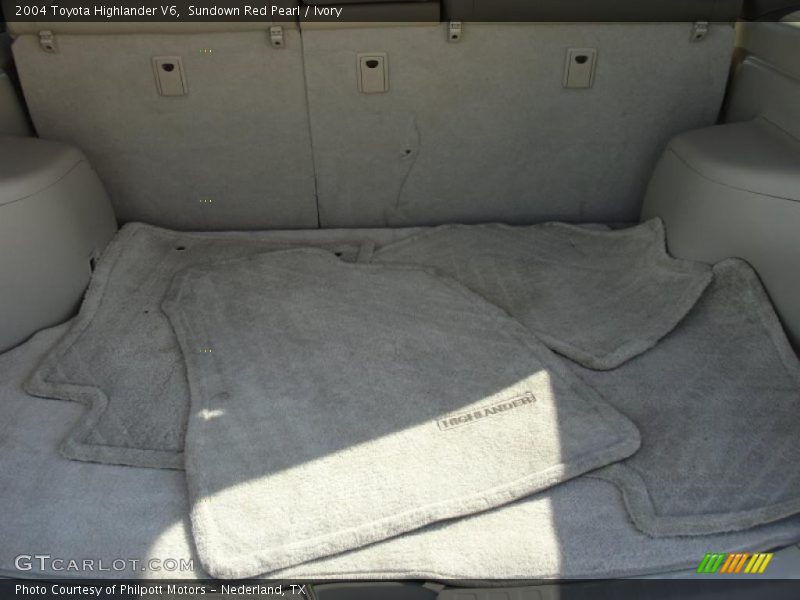 Sundown Red Pearl / Ivory 2004 Toyota Highlander V6