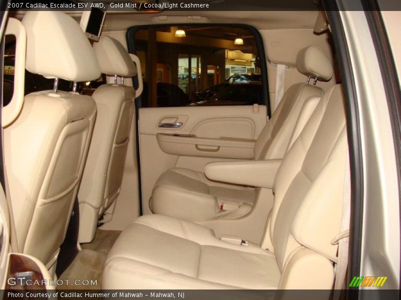 Gold Mist / Cocoa/Light Cashmere 2007 Cadillac Escalade ESV AWD