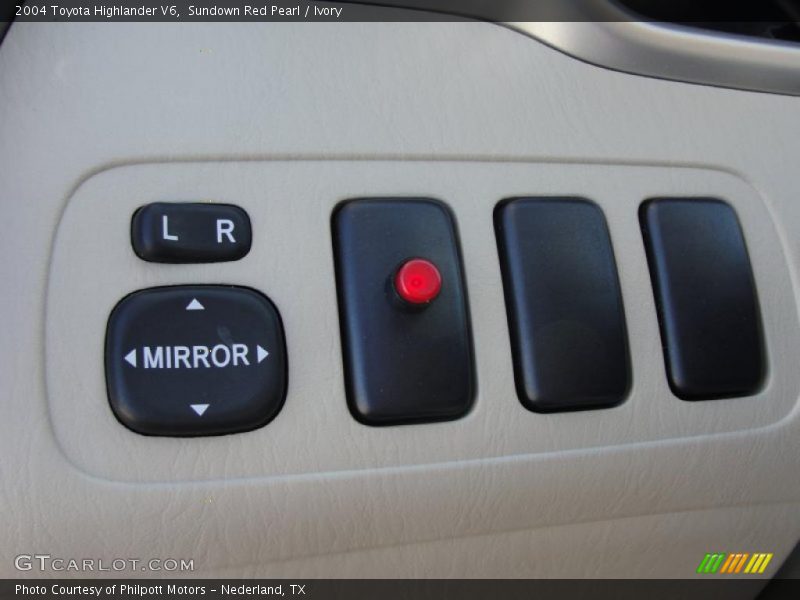 Sundown Red Pearl / Ivory 2004 Toyota Highlander V6