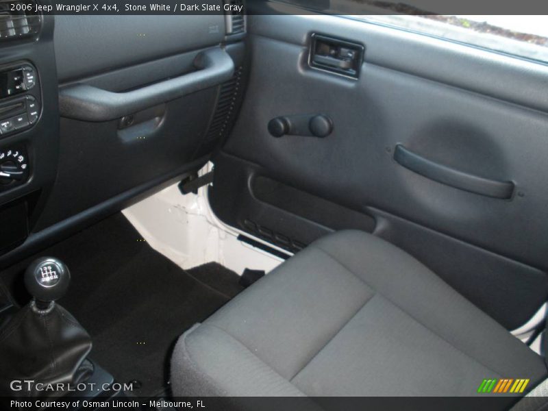 Stone White / Dark Slate Gray 2006 Jeep Wrangler X 4x4