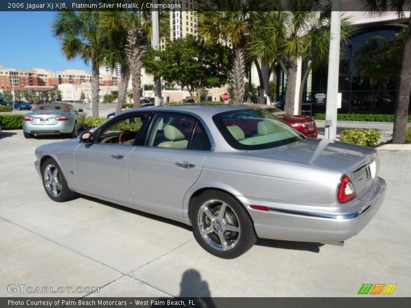 Platinum Silver Metallic / Champagne 2006 Jaguar XJ XJ8
