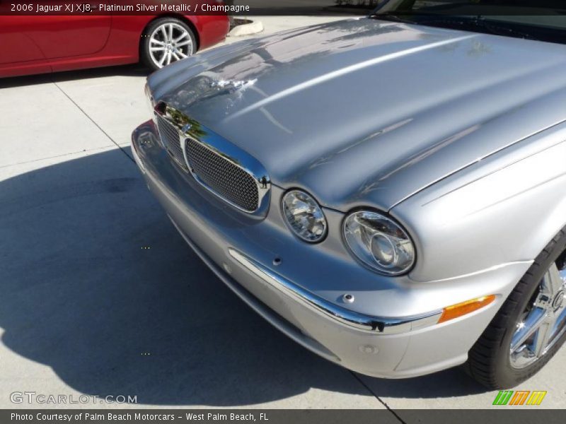 Platinum Silver Metallic / Champagne 2006 Jaguar XJ XJ8