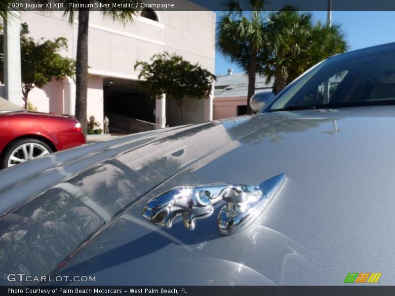 Platinum Silver Metallic / Champagne 2006 Jaguar XJ XJ8