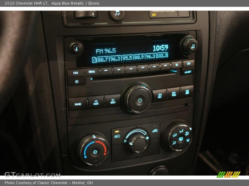 Aqua Blue Metallic / Ebony 2010 Chevrolet HHR LT