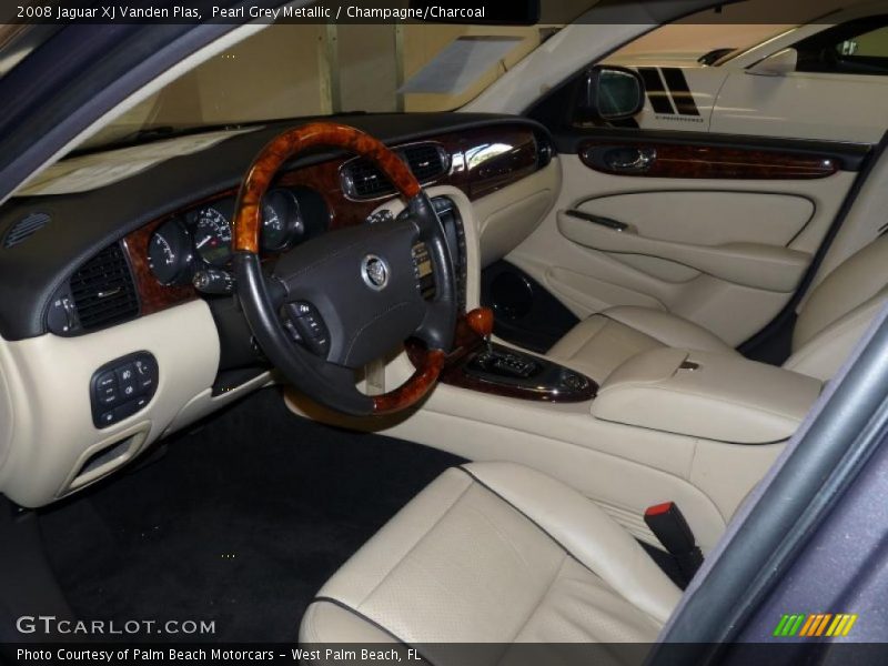 Champagne/Charcoal Interior - 2008 XJ Vanden Plas 