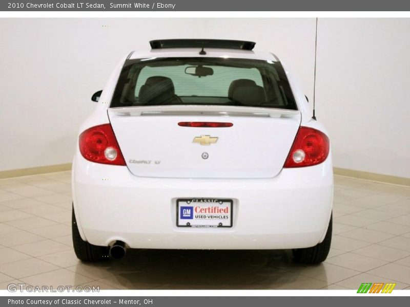 Summit White / Ebony 2010 Chevrolet Cobalt LT Sedan