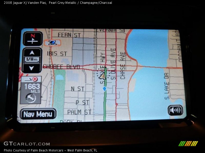 Navigation of 2008 XJ Vanden Plas