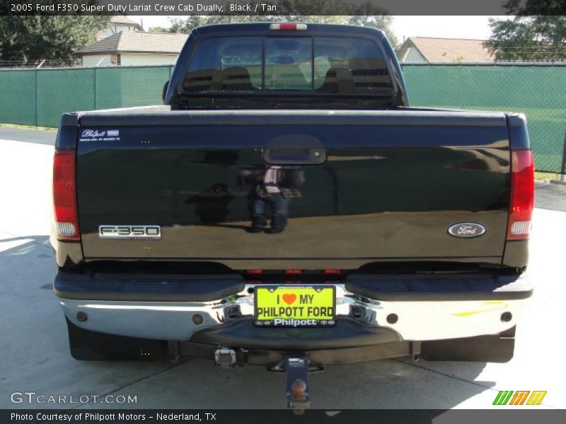 Black / Tan 2005 Ford F350 Super Duty Lariat Crew Cab Dually