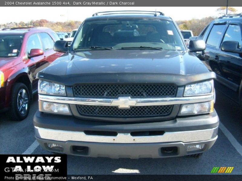 Dark Gray Metallic / Dark Charcoal 2004 Chevrolet Avalanche 1500 4x4