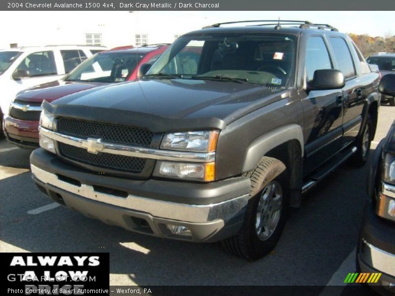 Dark Gray Metallic / Dark Charcoal 2004 Chevrolet Avalanche 1500 4x4