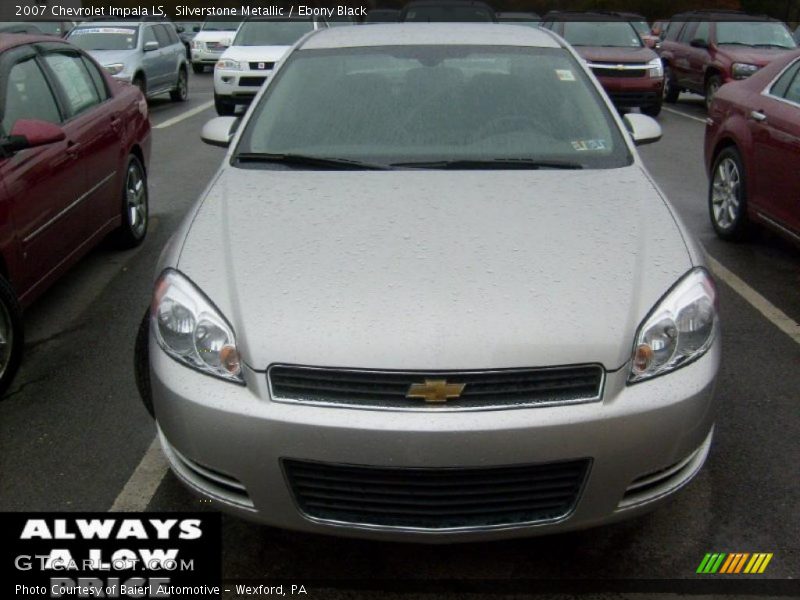 Silverstone Metallic / Ebony Black 2007 Chevrolet Impala LS