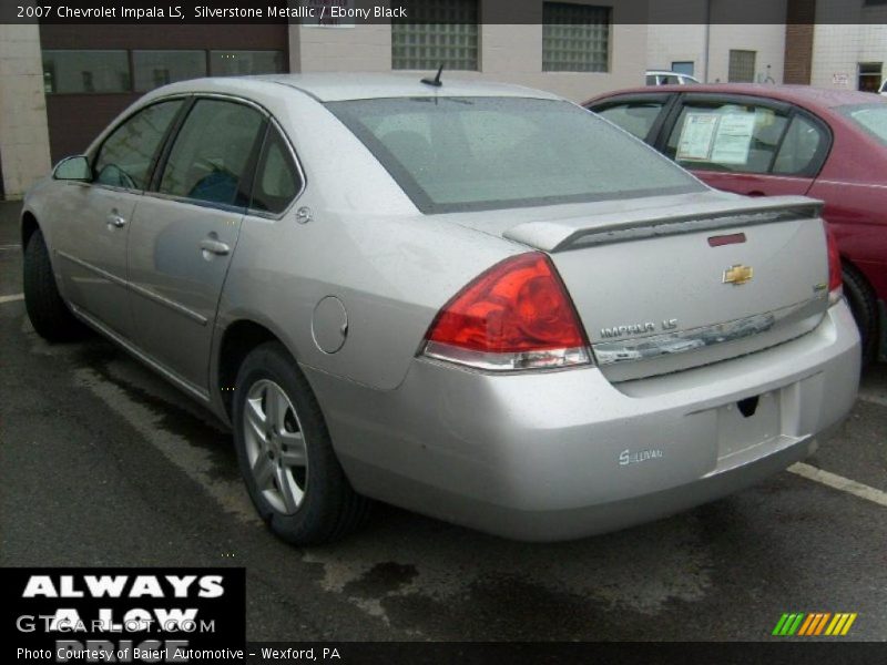 Silverstone Metallic / Ebony Black 2007 Chevrolet Impala LS