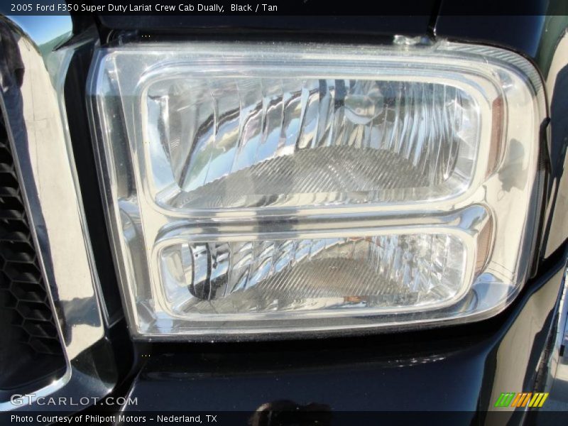 Black / Tan 2005 Ford F350 Super Duty Lariat Crew Cab Dually