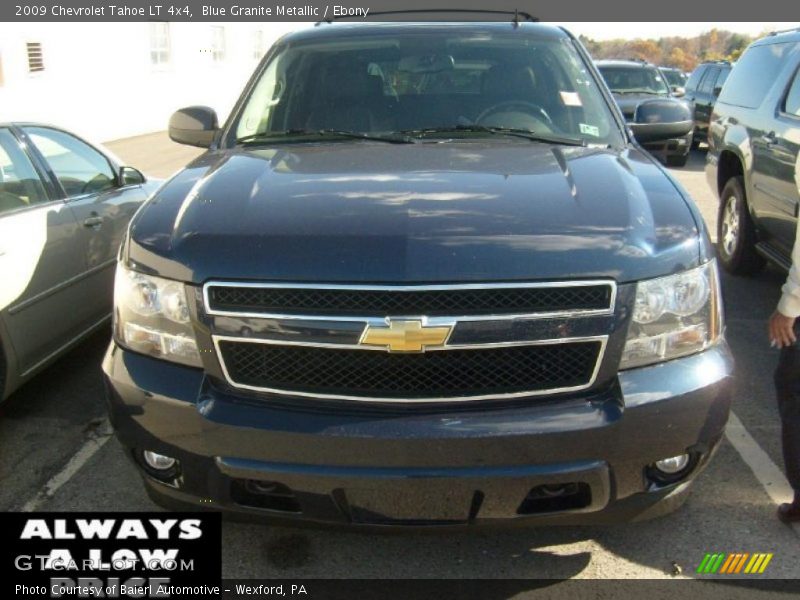Blue Granite Metallic / Ebony 2009 Chevrolet Tahoe LT 4x4