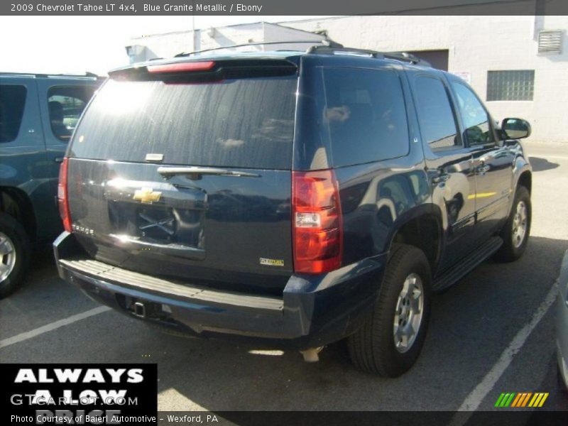 Blue Granite Metallic / Ebony 2009 Chevrolet Tahoe LT 4x4